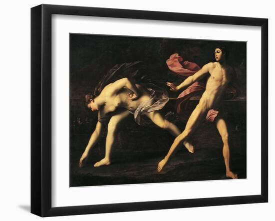 Atalanta and Hippomenes-Guido Reni-Framed Giclee Print