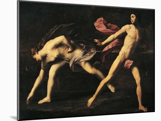 Atalanta and Hippomenes-Guido Reni-Mounted Giclee Print