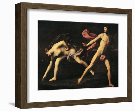 Atalanta and Hippomenes-Guido Reni-Framed Giclee Print