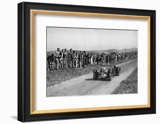 Atalanta of GAT Weldon competing at the Bugatti Owners Club Lewes Speed Trials, Sussex, 1937-Bill Brunell-Framed Photographic Print