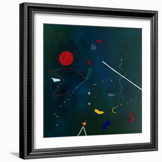 Ataraxy of the abyss-Hyunah Kim-Framed Art Print