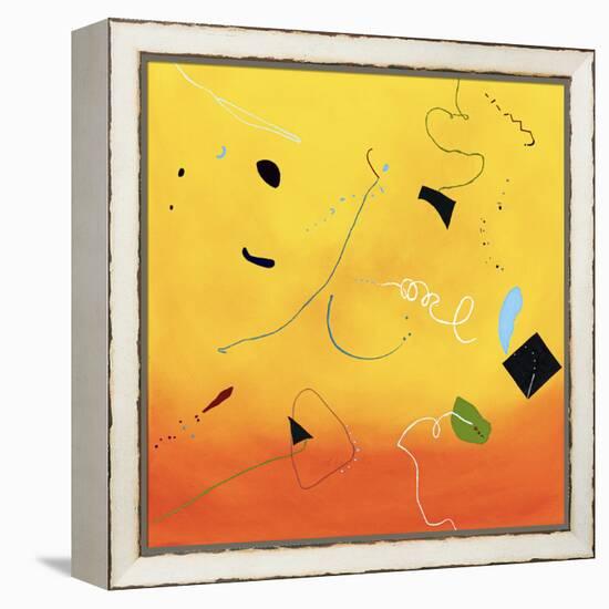 Ataraxy of the warmth-Hyunah Kim-Framed Stretched Canvas