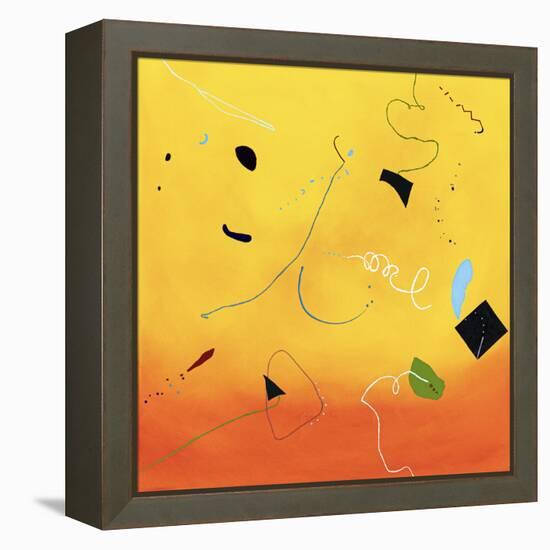 Ataraxy of the warmth-Hyunah Kim-Framed Stretched Canvas