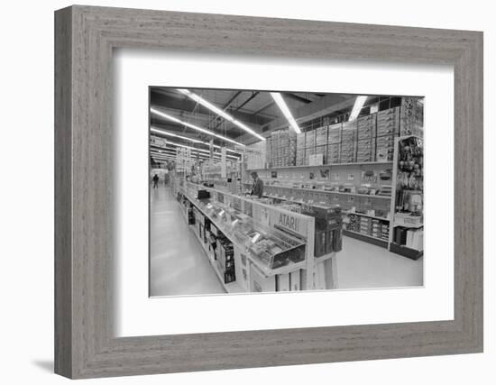 Atari Display with Other Game Systems-null-Framed Photographic Print