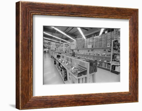 Atari Display with Other Game Systems-null-Framed Photographic Print