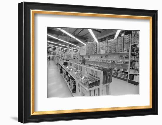 Atari Display with Other Game Systems-null-Framed Photographic Print