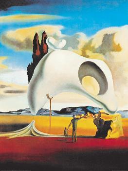 Salvador Dali Wall Art Dalí Persistence of Time Framed Painting Canvas Art  For Bedroom Livingroom Decoration Ready to Hang