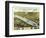 Atchison, Kansas - Panoramic Map-Lantern Press-Framed Premium Giclee Print