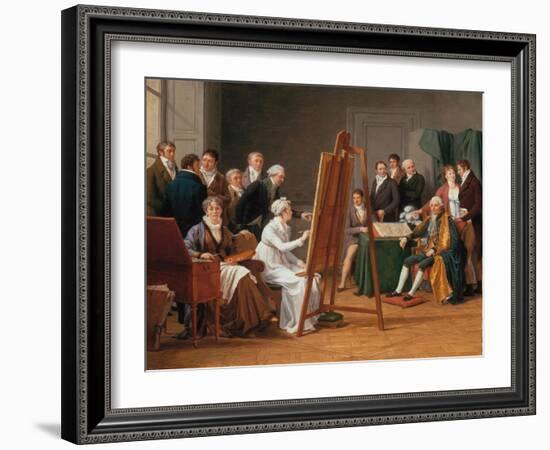 Atelierszene (Mme. Vincent in Ihrem Atelier, Den Maler J.M.Vien Malend),1808-Marie Gabrielle Capet-Framed Giclee Print