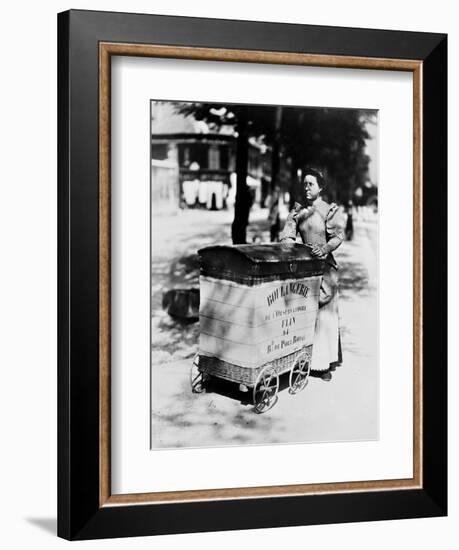 Atget: Delivering Bread-Eugene Atget-Framed Giclee Print