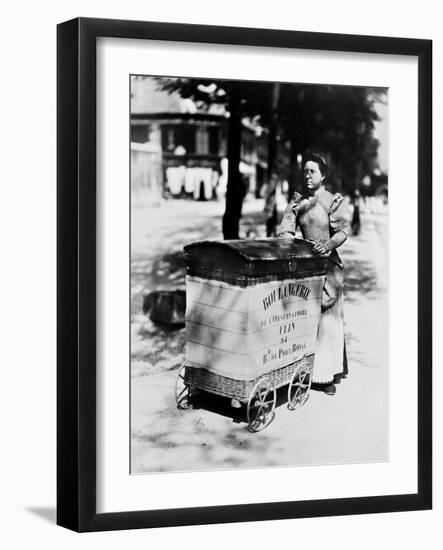 Atget: Delivering Bread-Eugene Atget-Framed Giclee Print