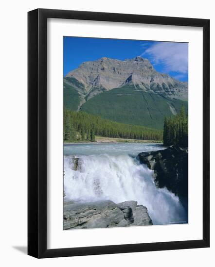 Athabasca Falls, Jasper National Park, Rocky Mountains, Alberta, Canada-Geoff Renner-Framed Photographic Print
