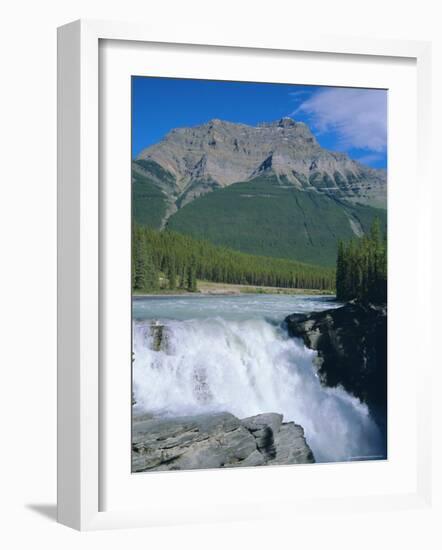 Athabasca Falls, Jasper National Park, Rocky Mountains, Alberta, Canada-Geoff Renner-Framed Photographic Print