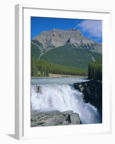 Athabasca Falls, Jasper National Park, Rocky Mountains, Alberta, Canada-Geoff Renner-Framed Photographic Print