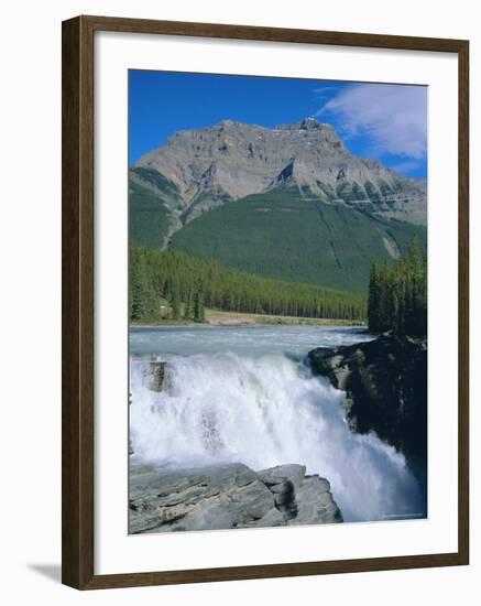 Athabasca Falls, Jasper National Park, Rocky Mountains, Alberta, Canada-Geoff Renner-Framed Photographic Print