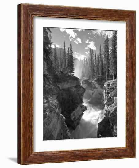 Athabasca Falls Waterfall, Jasper National Park, Alberta, Canada-Michele Falzone-Framed Photographic Print