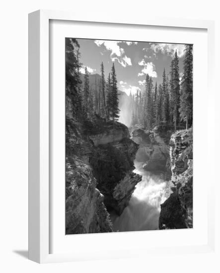 Athabasca Falls Waterfall, Jasper National Park, Alberta, Canada-Michele Falzone-Framed Photographic Print