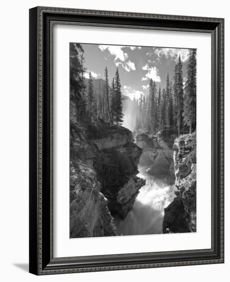 Athabasca Falls Waterfall, Jasper National Park, Alberta, Canada-Michele Falzone-Framed Photographic Print