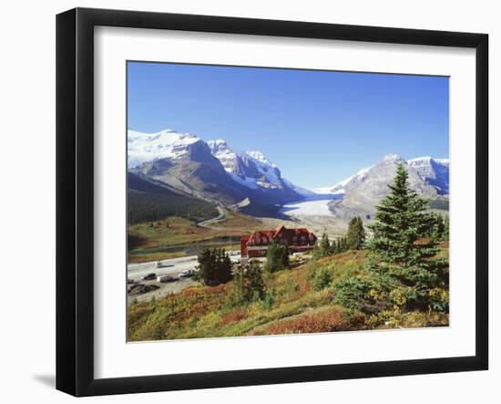 Athabasca Glacier, Columbia Icefield, Jasper National Park, Rocky Mountains, Alberta, Canada-Hans Peter Merten-Framed Photographic Print