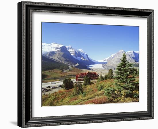 Athabasca Glacier, Columbia Icefield, Jasper National Park, Rocky Mountains, Alberta, Canada-Hans Peter Merten-Framed Photographic Print