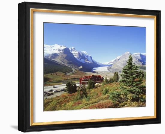 Athabasca Glacier, Columbia Icefield, Jasper National Park, Rocky Mountains, Alberta, Canada-Hans Peter Merten-Framed Photographic Print