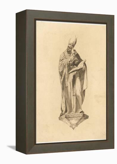 Athanasius with Book-William Hamilton-Framed Premier Image Canvas