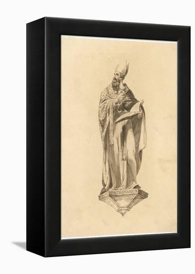 Athanasius with Book-William Hamilton-Framed Premier Image Canvas