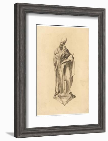 Athanasius with Book-William Hamilton-Framed Photographic Print