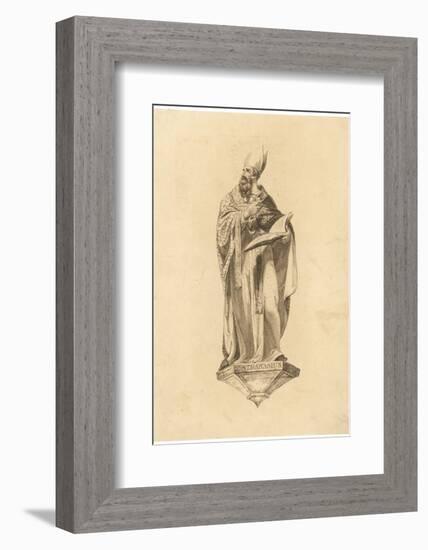 Athanasius with Book-William Hamilton-Framed Photographic Print