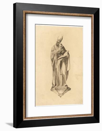 Athanasius with Book-William Hamilton-Framed Photographic Print