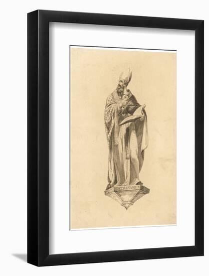 Athanasius with Book-William Hamilton-Framed Photographic Print