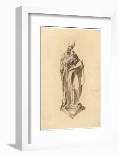 Athanasius with Book-William Hamilton-Framed Photographic Print