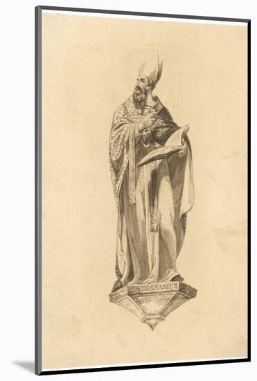 Athanasius with Book-William Hamilton-Mounted Photographic Print