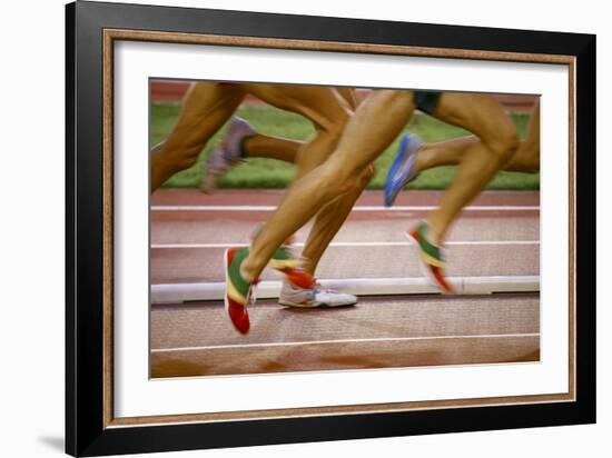 Atheltes Running-Bjorn Svensson-Framed Photographic Print