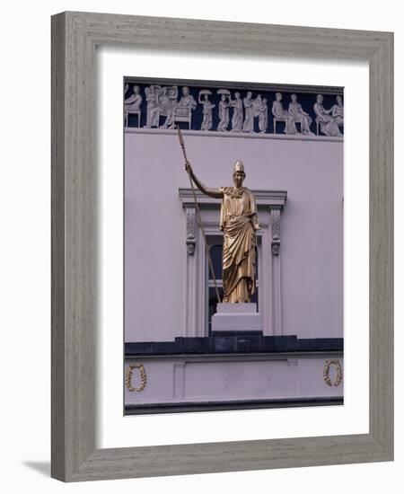 Athena, Decorative Statue from Facade of Athenaeum Club-Edward Hodges Baily-Framed Giclee Print