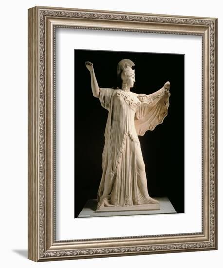 Athena Promachos (Athena), 1st Century, Marble, Full Relief-null-Framed Premium Photographic Print