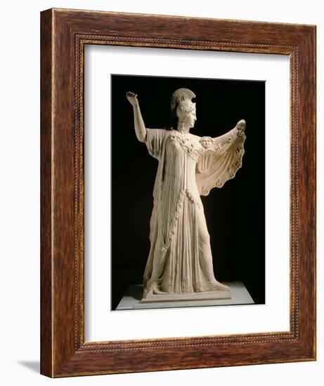 Athena Promachos (Athena), 1st Century, Marble, Full Relief-null-Framed Premium Photographic Print