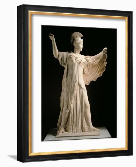 Athena Promachos (Athena), 1st Century, Marble, Full Relief-null-Framed Photographic Print