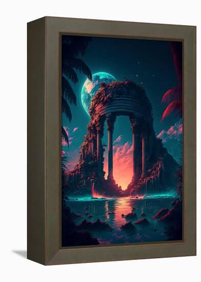 Athena's Palace-null-Framed Stretched Canvas