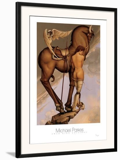 Athena-Michael Parkes-Framed Art Print