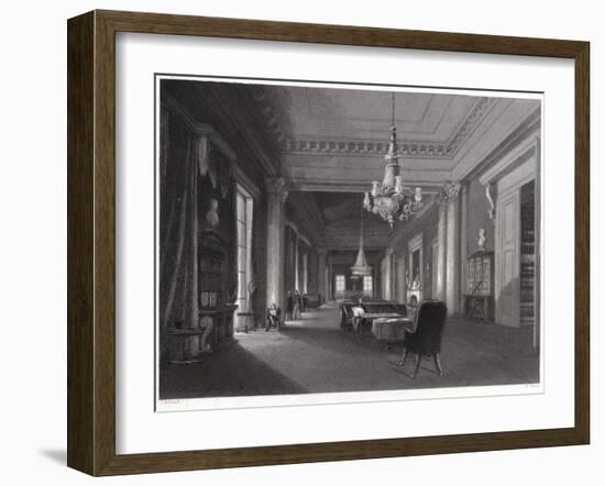 Athenaeum Drawing Room-W. Taylor-Framed Art Print