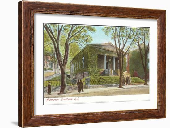 Athenaeum, Providence, Rhode Island-null-Framed Premium Giclee Print