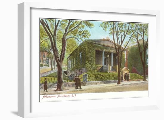 Athenaeum, Providence, Rhode Island-null-Framed Premium Giclee Print