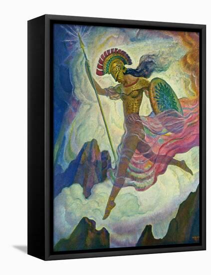 Athene, 1929 (Litho)-Newell Convers Wyeth-Framed Premier Image Canvas