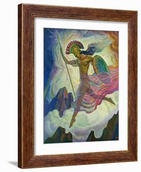 Athene, 1929 (Litho)-Newell Convers Wyeth-Framed Giclee Print