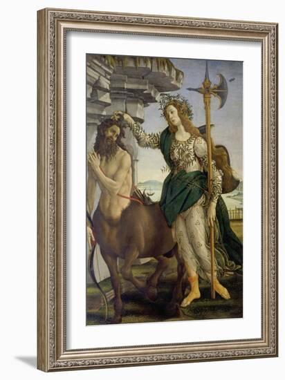 Athene and the Centaur-Sandro Botticelli-Framed Giclee Print