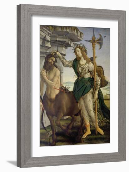 Athene and the Centaur-Sandro Botticelli-Framed Giclee Print