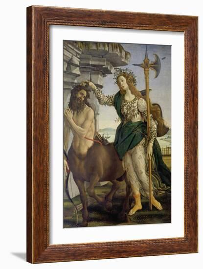 Athene and the Centaur-Sandro Botticelli-Framed Giclee Print