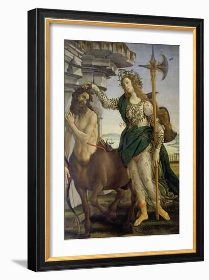 Athene and the Centaur-Sandro Botticelli-Framed Giclee Print