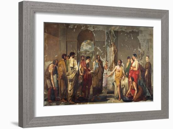 Athenian Phocion Refusing Alexander's Gifts-Nicola De Laurentiis-Framed Giclee Print
